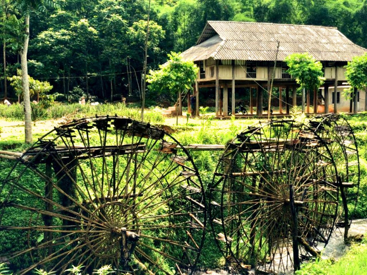 Pu Luong Homestay & Tours Huong Ba Thuoc Exterior photo