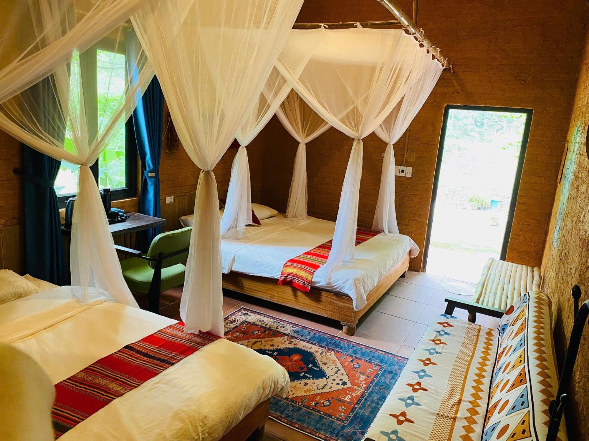 Pu Luong Homestay & Tours Huong Ba Thuoc Exterior photo
